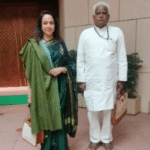 ପ୍ରଖ୍ୟାତ ଚଳଚିତ୍ର ଅଭିନେତା ଧର୍ମେନ୍ଦ୍ର ଙ୍କ ବିୟୋଗରେ ସାଂସଦ ପଦ୍ମଶ୍ରୀ ହେମା ମାଳିନୀ ଙ୍କୁ ଭେଟି ସମବେଦନା ଜଣାଇଲେ ରୁଦ୍ର ନାରାୟଣ ପାଣି |